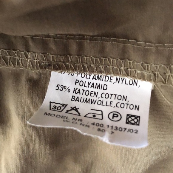 Khaki long sleeve light jacket&zipper&4pockets, M, hardly worn, - Picture 7 of 8